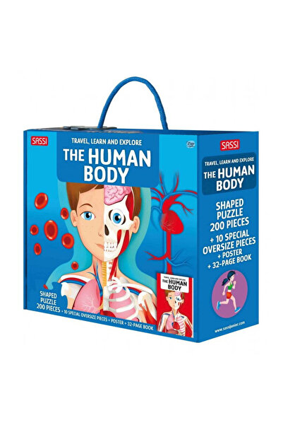 SASSI Cunoaste si exploreaza - Puzzle Minunatul corp uman (200 piese)