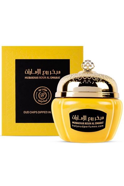 Generic Holy Oud Holy Oud Mubakhar Rouh Al Emarat Premium Arabic Incense Bukhoor Chips Dipped In Scents 30G