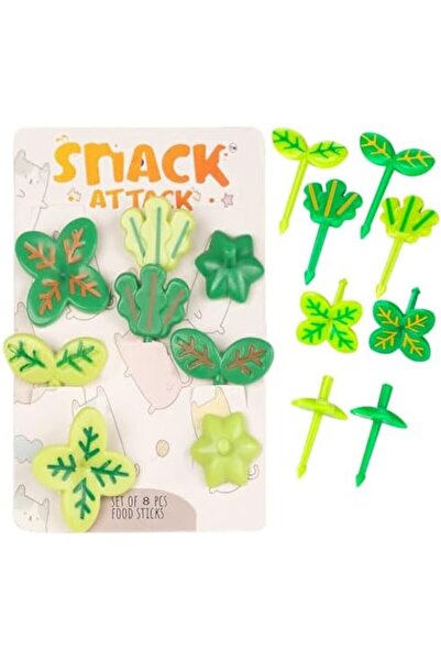 Snack Attack SA Unicorn Food Picks for Kids – 6 Pcs Mini Toddler Fruit Forks, Cute Bento Lunch Box Accessories,