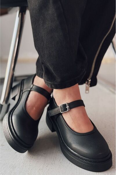 I Love Shoes Vodes Mat кожа черна Mary Jane