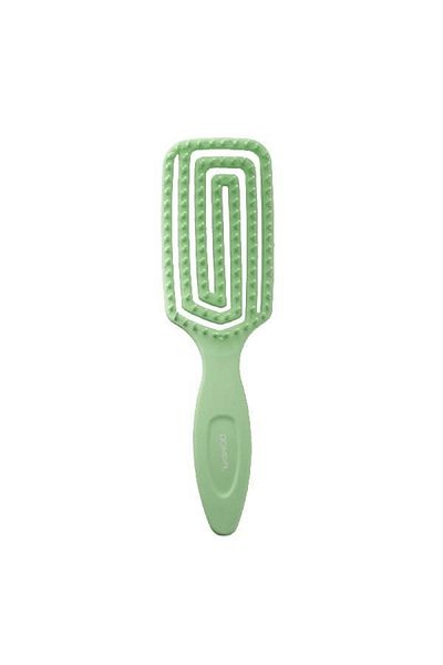 Creative Hair Brushes Hairbrush for Styling Long Hair and Hair Extensions - Green