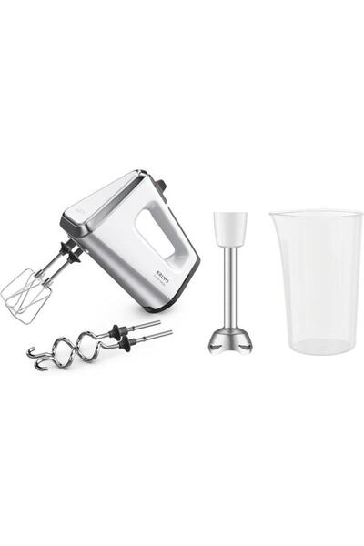 Krups Mixer de mana GN 9121 3 Mix 9000 Deluxe, 750 W, Viteza variabila, Turbo...