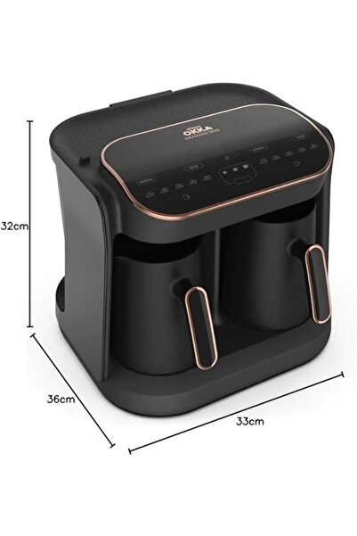 AyrStore OK007 OKKA Grandio Duo Türk Kahvesi Makinesi - Bakır