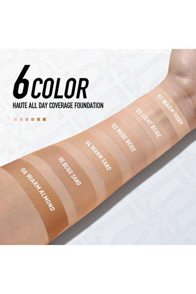 O.TWO.O Cosmetics O.TWO.O Haute All Day Coverage Foundation – Full Coverage, Long-Wear Formula