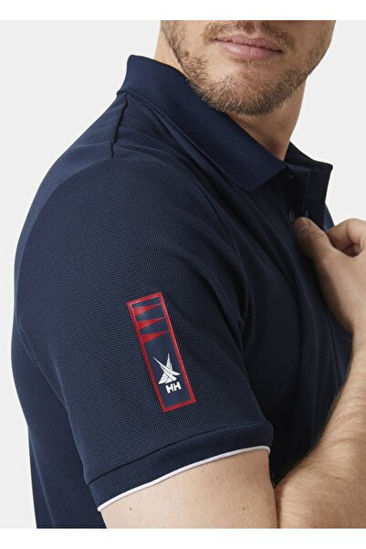 Helly Hansen Ocean Men's Navy Blue Classic Collar Polo T-Shirt
