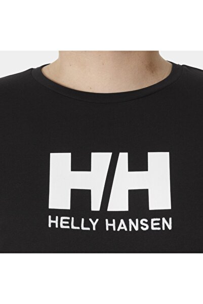 Helly Hansen Logo Men's Black Round Neck T-Shirt