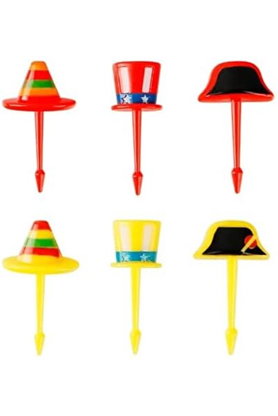 Snack Attack SA Unicorn Food Picks for Kids – 6 Pcs Mini Toddler Fruit Forks, Cute Bento Lunch Box Accessories,