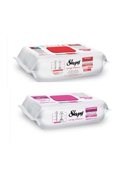 Sleepy PACHET - 2 X 100 Servetele Umede Easy Clean Multisuprafete, 200 Buc