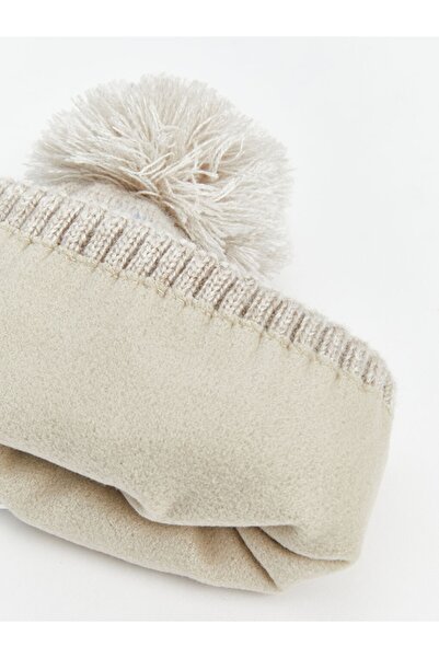 LC Waikiki LCW baby YENİ SEZON Ponponlu Erkek Bebek Bere