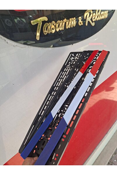 atom tasarım & reklam Fransız plakalık BOŞ YAZISIZ