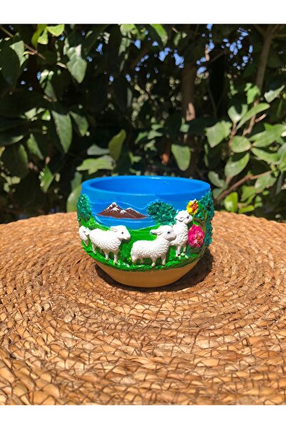 Çiçek Her Yerde El Yapımı Dekoratif Saksı