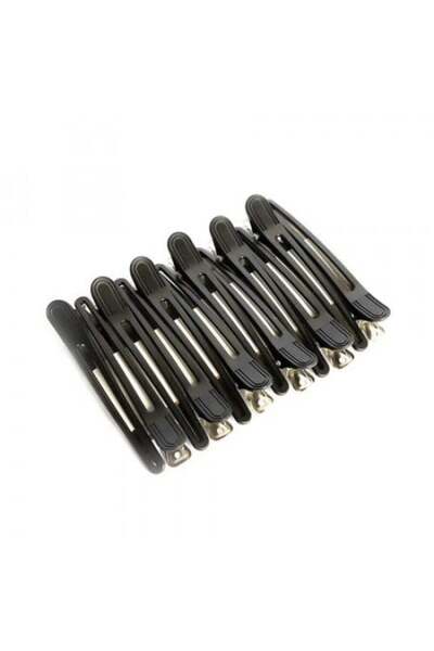 KL1 مشبك شعر معدني أسود