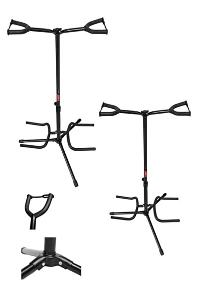 AyrStore Gtr-22X Çoklu 2'li (İkili) Gitar Bağlama Standı Sehpası (2 ADET)
