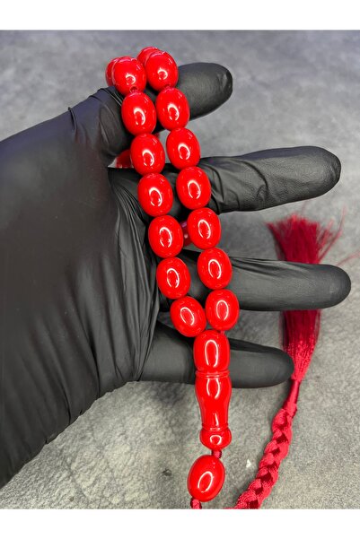 Mos Tespih Large Size Rope Tasseled High End Tightening Amber Prayer Beads