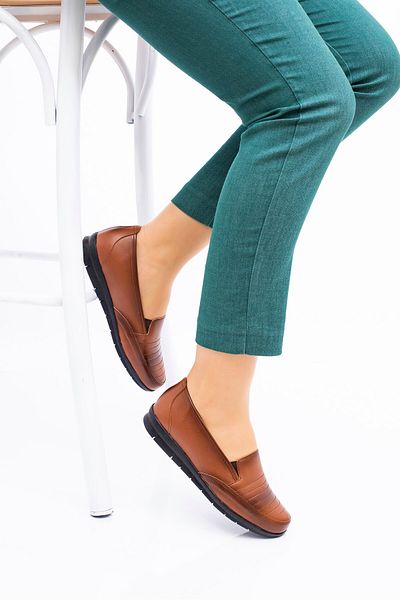ERN SHOES Women's Full Comfort Breathable Perforated Flat Sole Heel Gel Casual Shoes