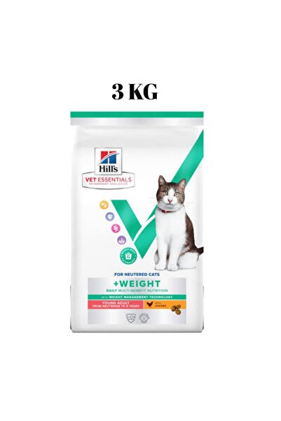 Hill's Hills Vet Essentials Adult Weight Tavuklu Kısır Kedi Maması 3 kg