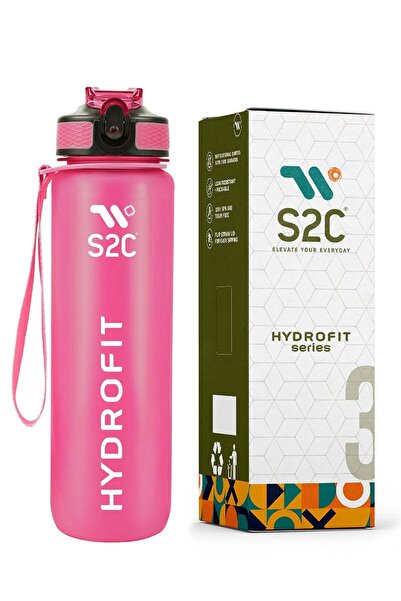 Generic S2C Water Bottles 1L with Times to Drink and Straw, Motivational Water Bottle for kids Leakproof Dr