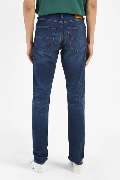 Levi's Men's 512 Blue Slim Tapered Fit Mid Rise Jeans
