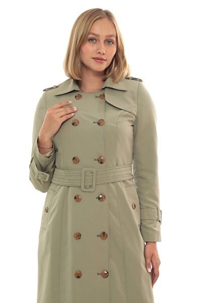 Wazze Kemeri Dikiş Detaylı Su İtici Trençkot