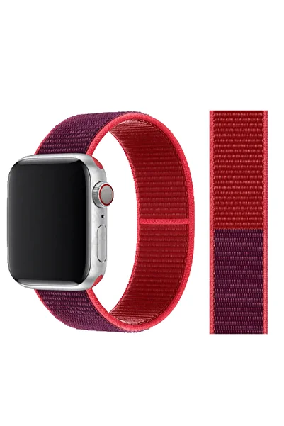 maxisepet Watch 38mm Compatible Krd-03 Mesh Mxsp Cord-52-Red Purple