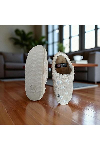 PUREFY Gzr Winter Gondola Women's Indoor Slippers Butterfly Pattern Comfortable Soft Flexible Slippers
