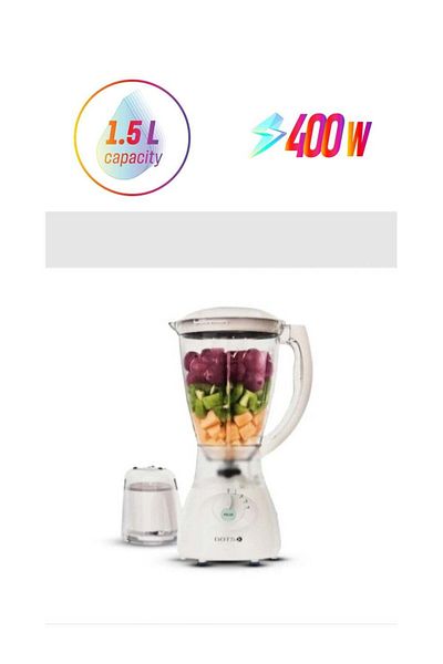 DOTS 4 speed electric blender 1.5 liter 2 in 1