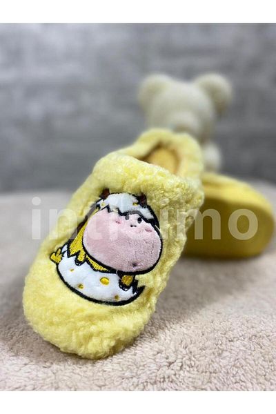 Intisimo Children's Slippers, Cartoon, Warm, Yellow - 33