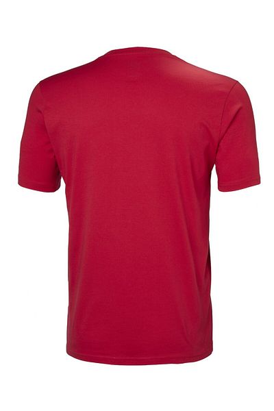 Helly Hansen Logo Men's Red Round Neck T-Shirt