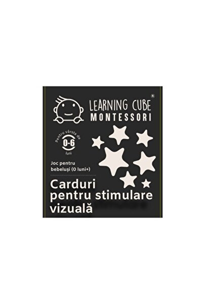 K-TOYZ Carduri pentru stimulare vizuala alb - negru (0 - 6 luni)