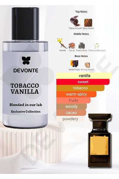 Devonte International Tobacco Vanille for Men and Women 100ml Extrait de parfum