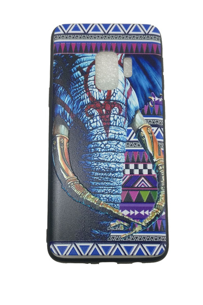 OEM Θήκη συμβατή με Samsung Galaxy S9, ανάγλυφο ελέφαντας, πολύχρωμη