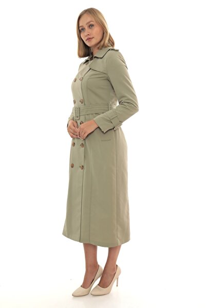 Wazze Kemeri Dikiş Detaylı Su İtici Trençkot