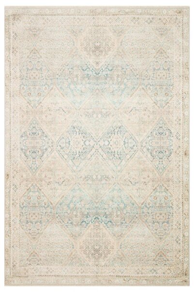 Eko Halı GRACE GRC 04 SKY Pastel Tonlara Sahip Vintage Desenli Şık Halı