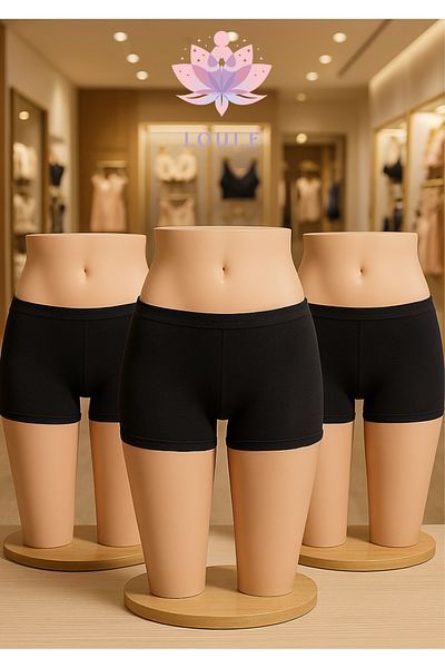 Loule Women's Clothing Lycra Modal 3-Piece Boxer Shorts Ll.Il.2255.011
