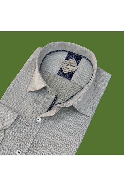 GÖMLEK GALERİSİ Slim Fit Slim Fit Plain Long Sleeve Men's Shirt