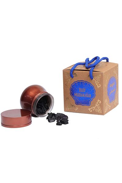 Generic Moin Oud Mubakhar Bakhoor Muattar 48g - Long Lasting Arabic Incense with Oud Sioofi Touch, Musk, La