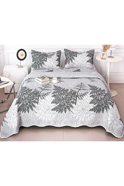 CHIRASO Microfiber Quilted Duvet Set, 2-Sided, 3-Piece, Duvet Cover 220x240cm, 2 Pillowcases