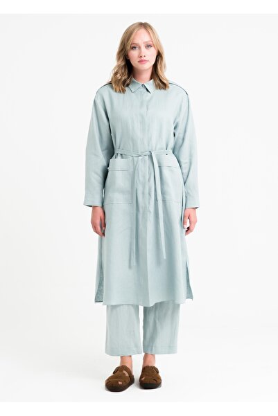 Armağan Apoletli Keten Tunik