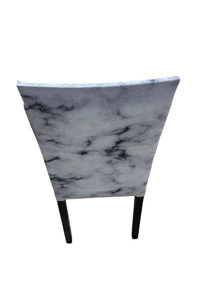 ÖZMAKAN Printed Velvet Chair Cover, Chair Cover 1 Piece