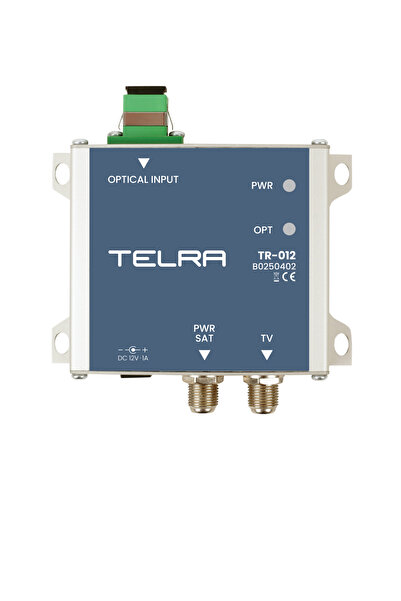 Telra TR-012 - Fiber Optic Receiver Sat 950-2150 Terr 47-864