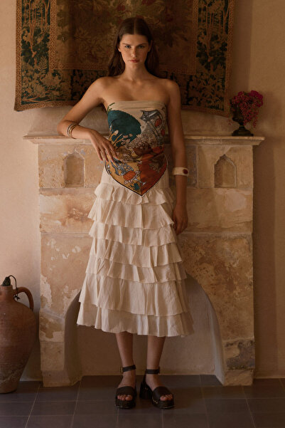 Jolamier DESENLİ MODAL EŞARP BABİL