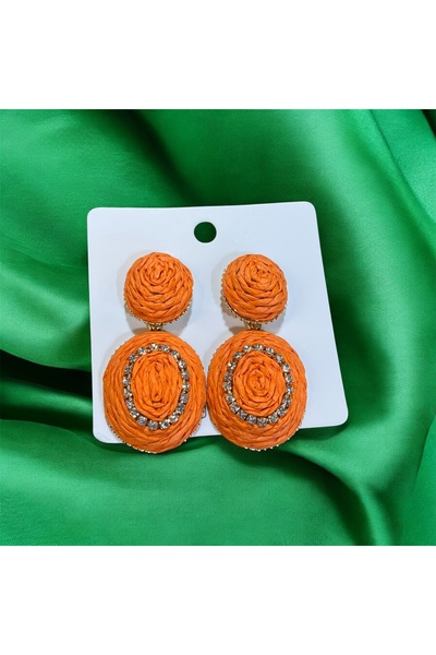 Store Orange Dangle Earrings