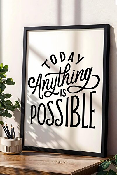 Saturn Astăzi orice este posibilă pictură înrămată - Astăzi orice este posibi...