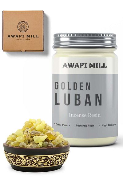 Generic Awafi Mill Golden Luban Frankincense Tears | Aromatic Resins