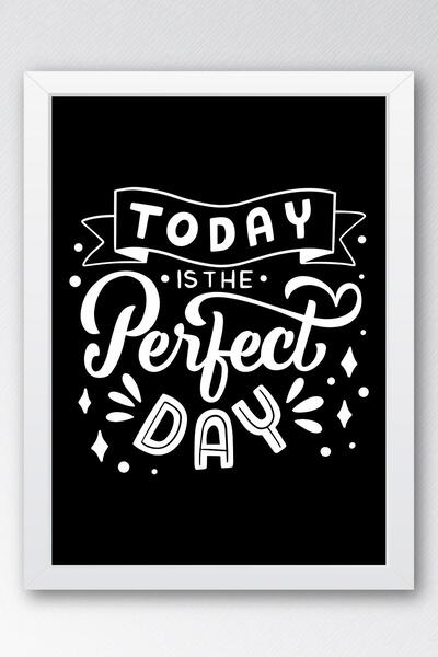 Saturn Astăzi este ziua perfectă Pictură înrămată - Astăzi este o zi perfectă...