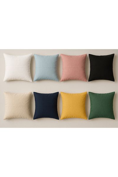 METİNEV Five Colorful Throw Pillow Cases Mixed Colors Different Models May Come Zero Waste Project