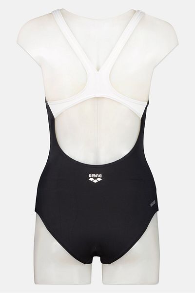 ARENA Women Brand Logo One Piece Swimwear, Black