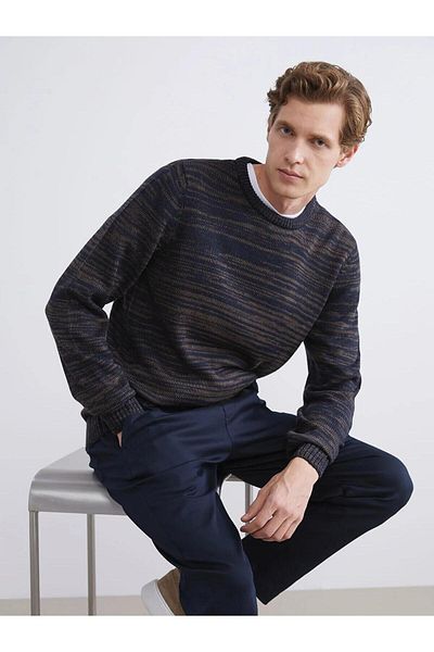 LC Waikiki Lcwaikiki Crew Neck Men's Knitwear Sweater (W5)