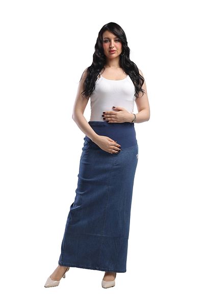 SUGA Easy Fit Maternity Denim Skirt