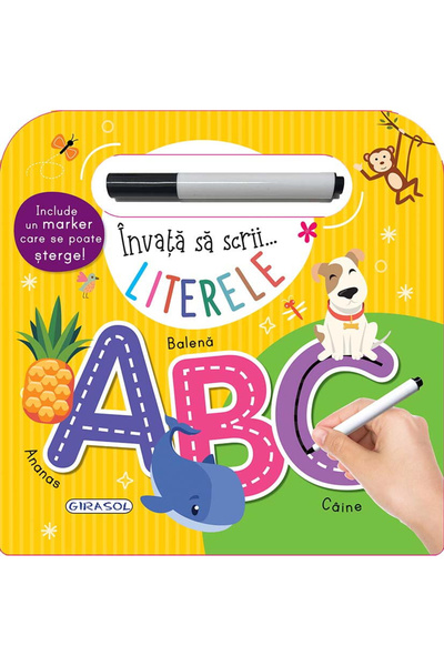 GIRASOL Invata sa scrii - Literele